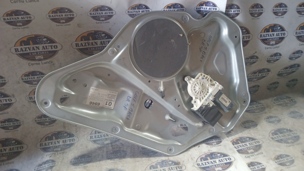 Macara geam dreapta spate Volkswagen Golf 5 2008, 1K0959704P / BREAK