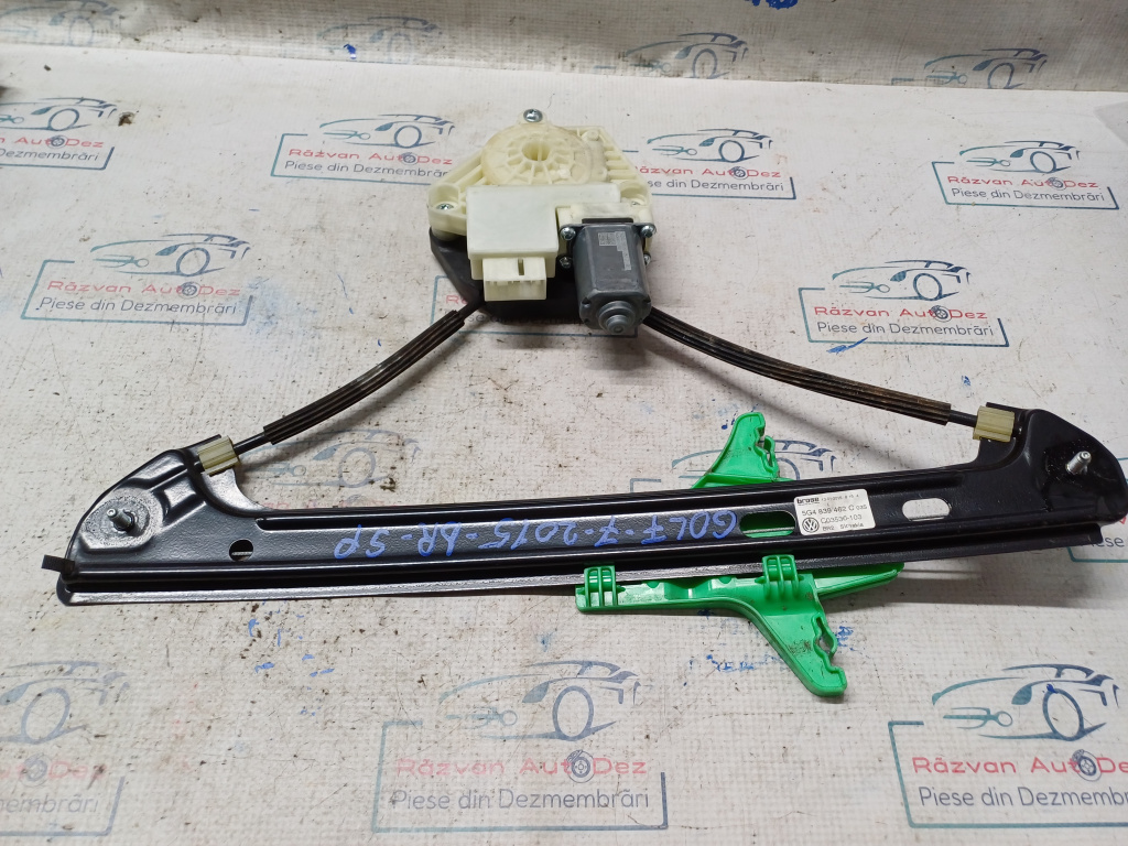 Macara geam dreapta spate Volkswagen Golf 7 Break 1.4 Benzina 2015, 5G4839462C