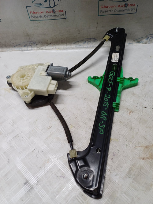 Macara geam dreapta spate Volkswagen Golf 7 - Motorina 2015, 5G4839462C / 5Q4959812A