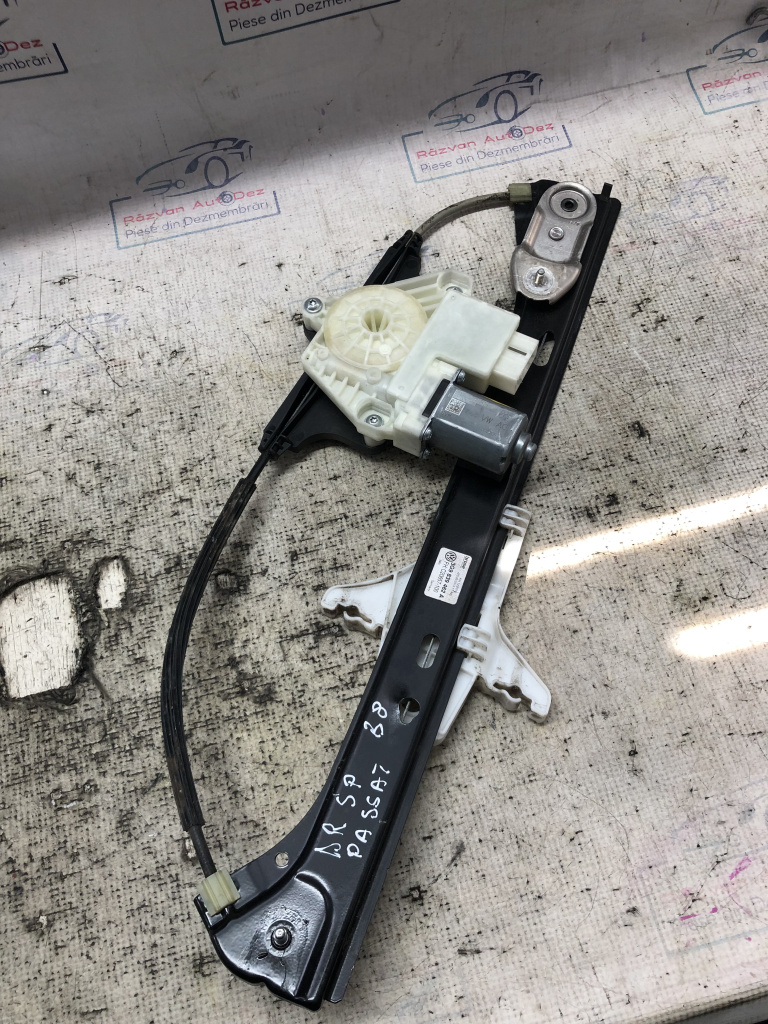 Macara geam dreapta spate Volkswagen Passat B8 2015, 3G9839462A