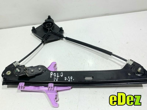 Macara geam electric dreapta spate Volkswagen Polo VI facelift (2021->) AW 2GS839462