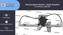 Macara geam electric stanga fata Dacia Sandero 200...