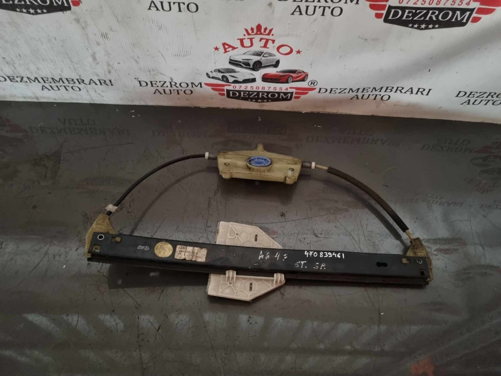 Macara geam electric stanga spate 4F0839461 Audi A6 C6 Sedan