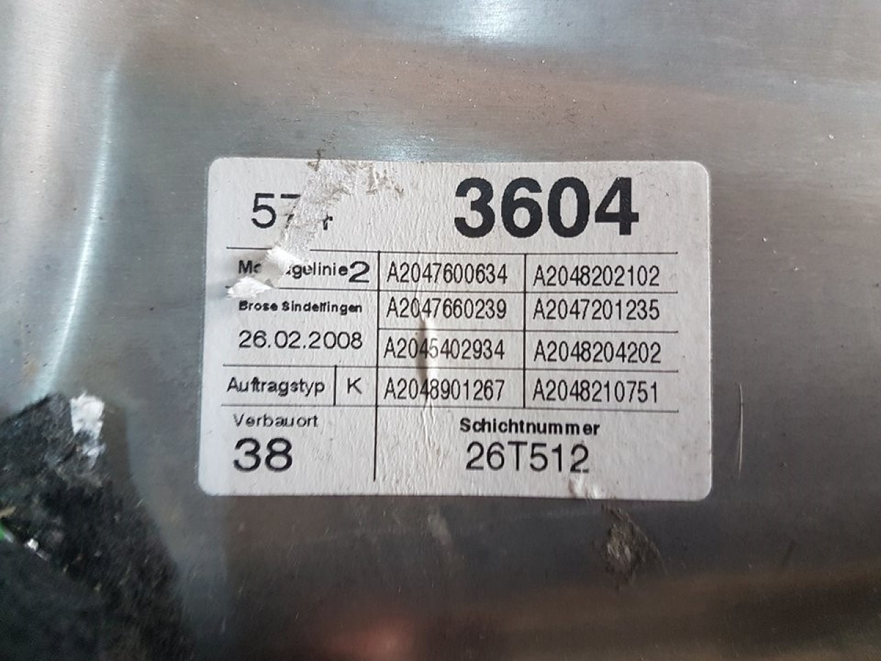 Macara geam electric usa dreapta fata a2048210751 mercedes benz c-classe w204