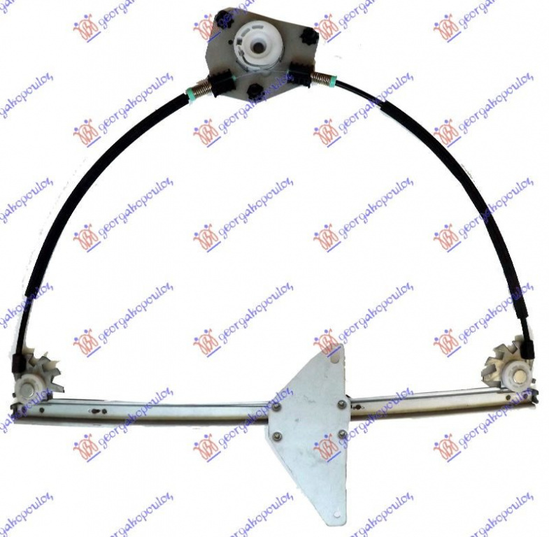 Macara Geam Electrica - Citroen C4 2004 , 9657133780