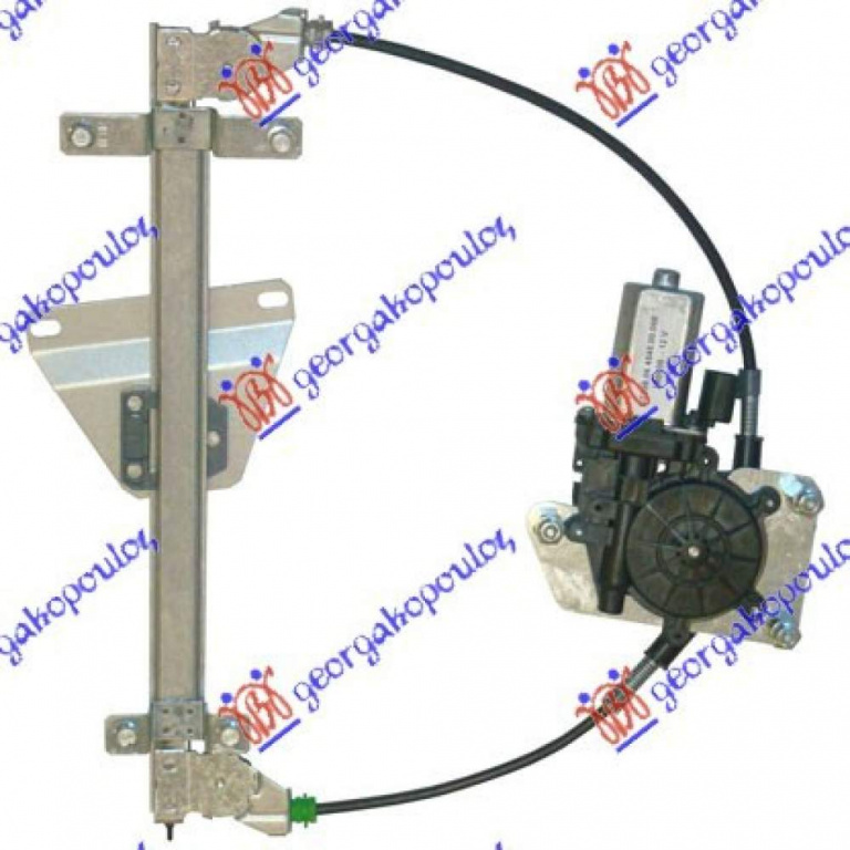 Macara Geam Electrica - Nissan Primera (P11) 1999 , 827012f000