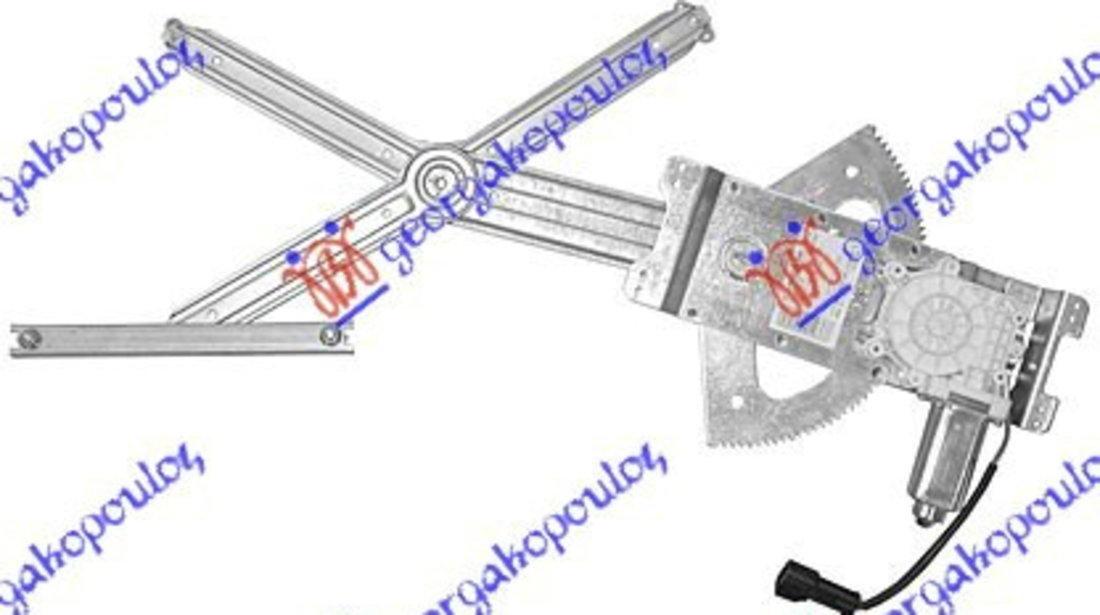 Macara Geam Electrica - Opel Astra F 1991