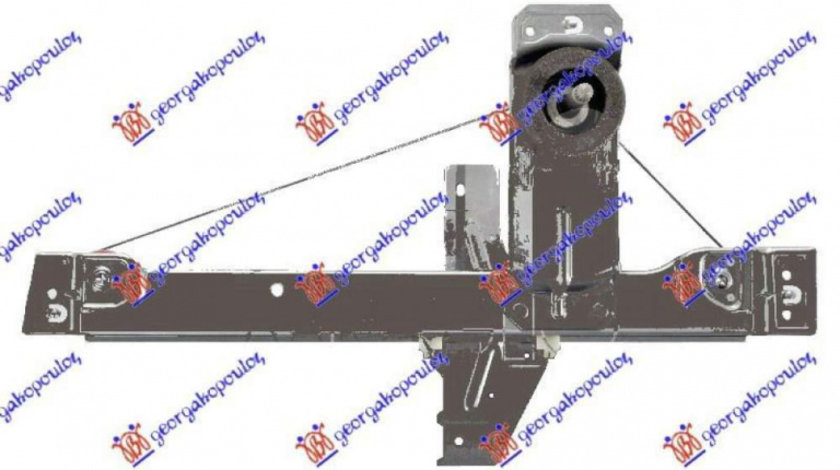 Macara Geam Electrica - Peugeot 207 2006 , 9222w9