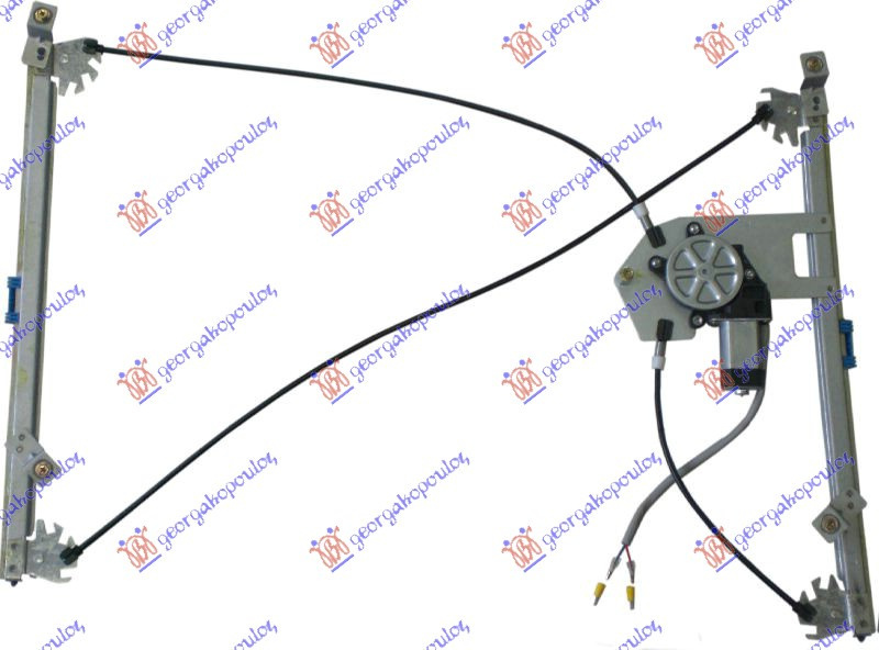 Macara Geam Electrica - Renault Clio 2006 , 8200297443