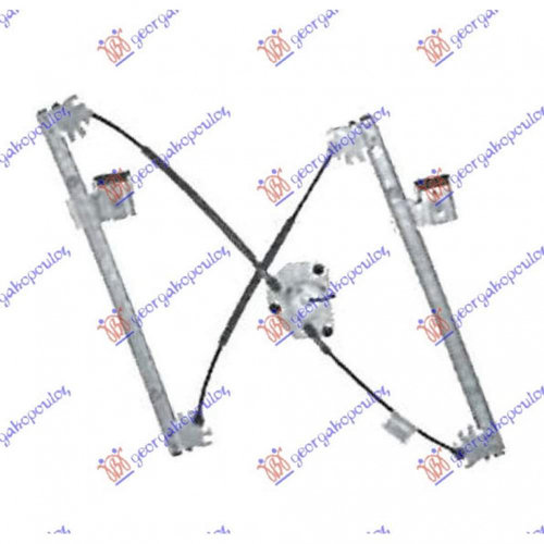 Macara Geam Electrica - Seat Toledo 1999 , 1m0837461