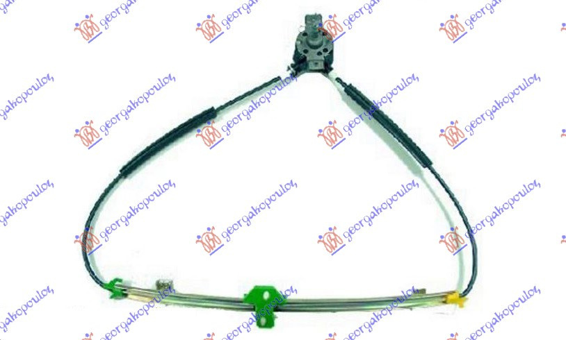 Macara Geam Electrica - Vw Golf Ii 1984 , 191837401