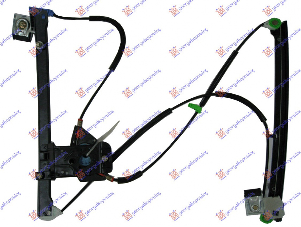Macara Geam Electrica - Vw Polo 1994 , 6n3837461