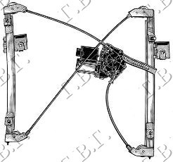 Macara Geam Electrica - Vw Polo 1999 , 6n4837462d