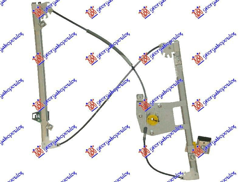 Macara Geam Fata Electrica - Peugeot 208 2012 , 9673155280