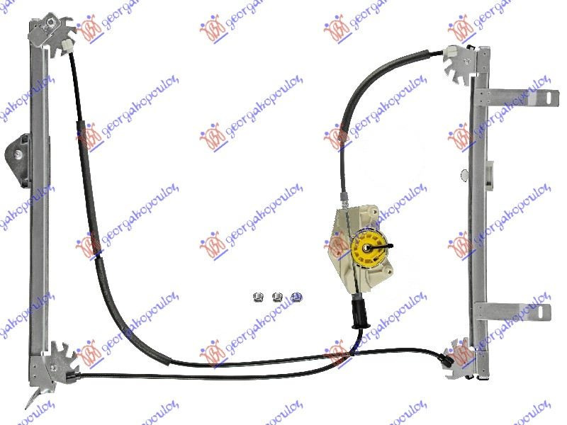 Macara Geam Fata Electrica - Peugeot 307 2001 , 9222w0
