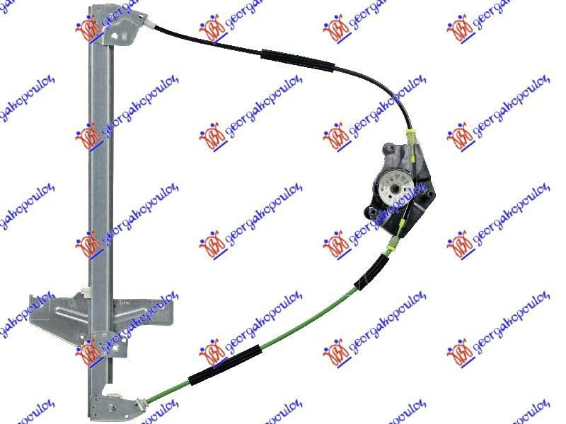 Macara Geam Fata Electrica - Peugeot 307 2001 , 96344-56880