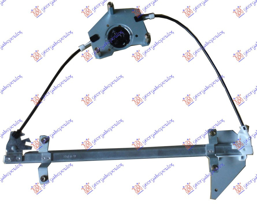 Macara Geam Fata Electrica - Renault Twingo 2007 , 8200384743