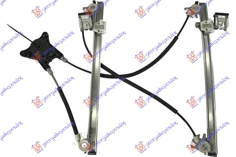 Macara Geam Fata Electrica - Seat Ibiza 2008 , 6j4837461