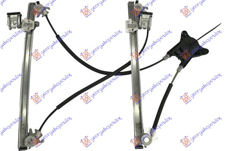Macara Geam Fata Electrica - Seat Ibiza 2008 , 6j4837462