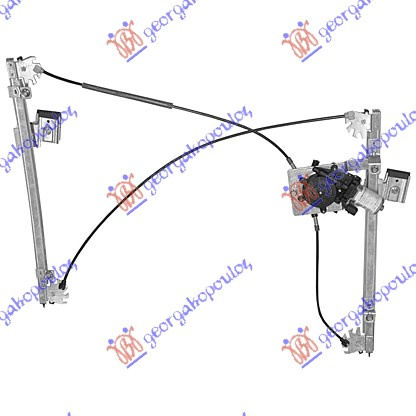 Macara Geam Fata Electrica - Vw Polo 1994 , 6n3837461