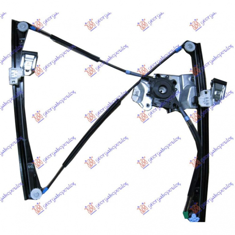Macara Geam Fata Electrica - Vw Polo 1994 , 6n4837462