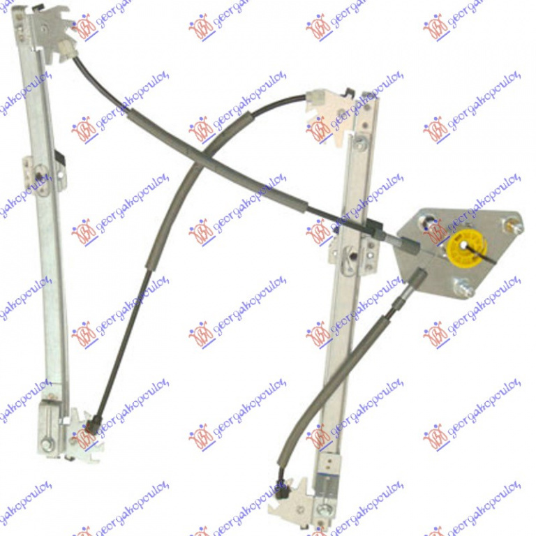 Macara Geam Fata Electrica - Vw Polo 2009 , 6r4837462d