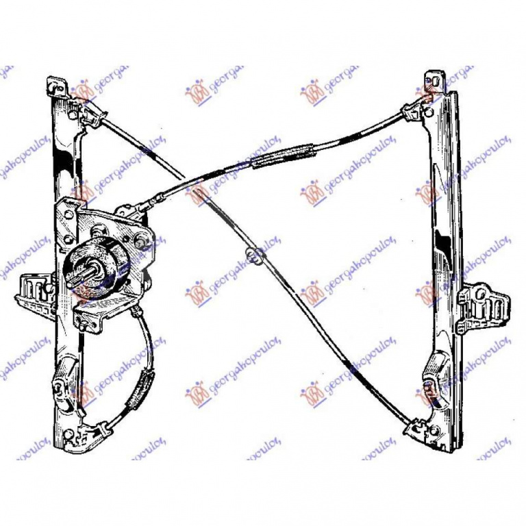 Macara Geam Fata Mecanica - Citroen C2 2008 , 965198988