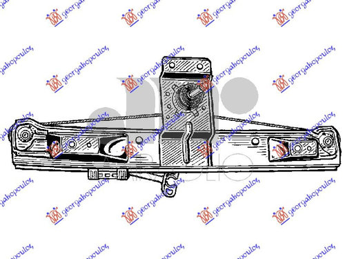 Macara Geam Fata Mecanica - Opel Corsa D 2006 , 5140106