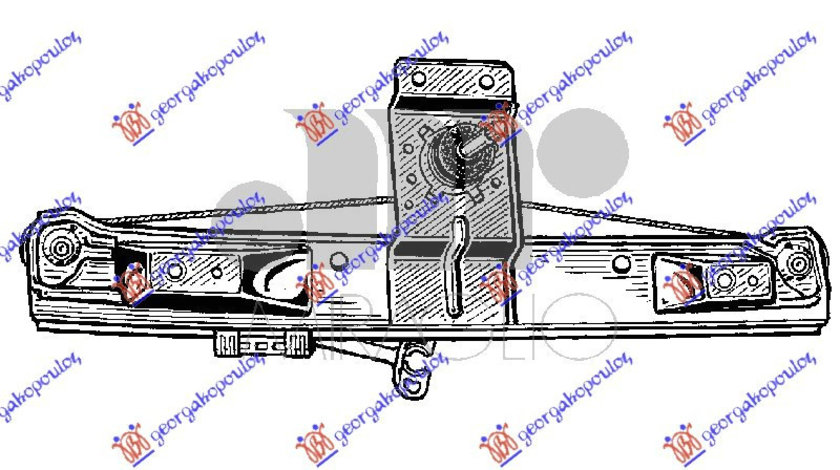 Macara Geam Fata Mecanica - Opel Corsa D 2006 , 5140106