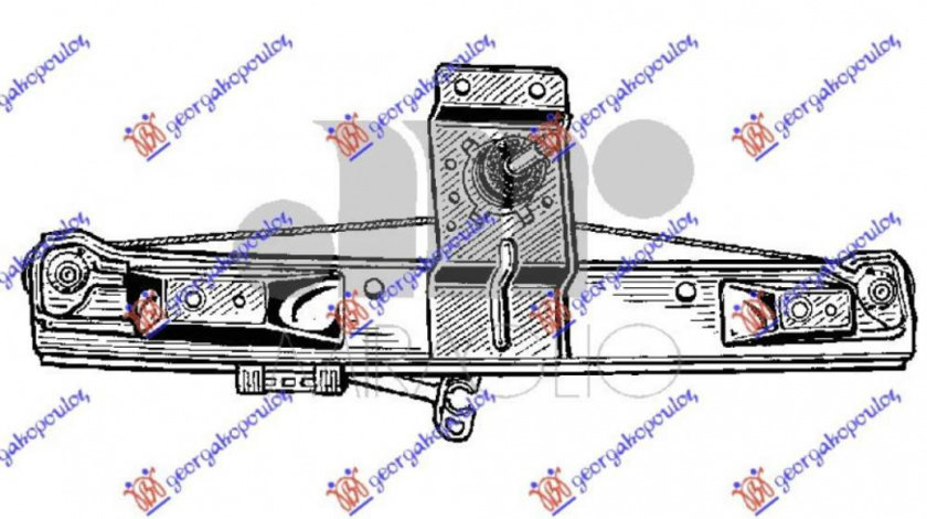 Macara Geam Fata Mecanica - Opel Corsa E 2015 , 5140105