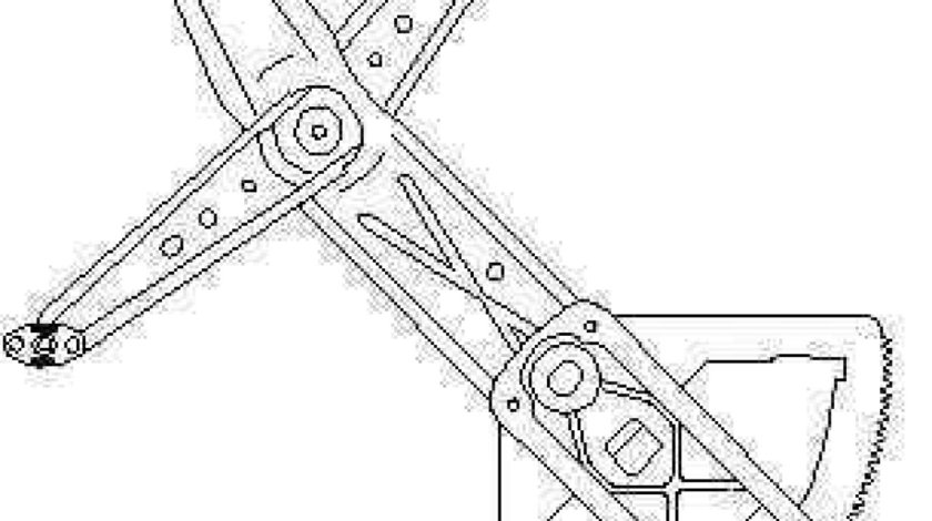 Macara geam OPEL CORSA B 73 78 79 TOPRAN 200 043