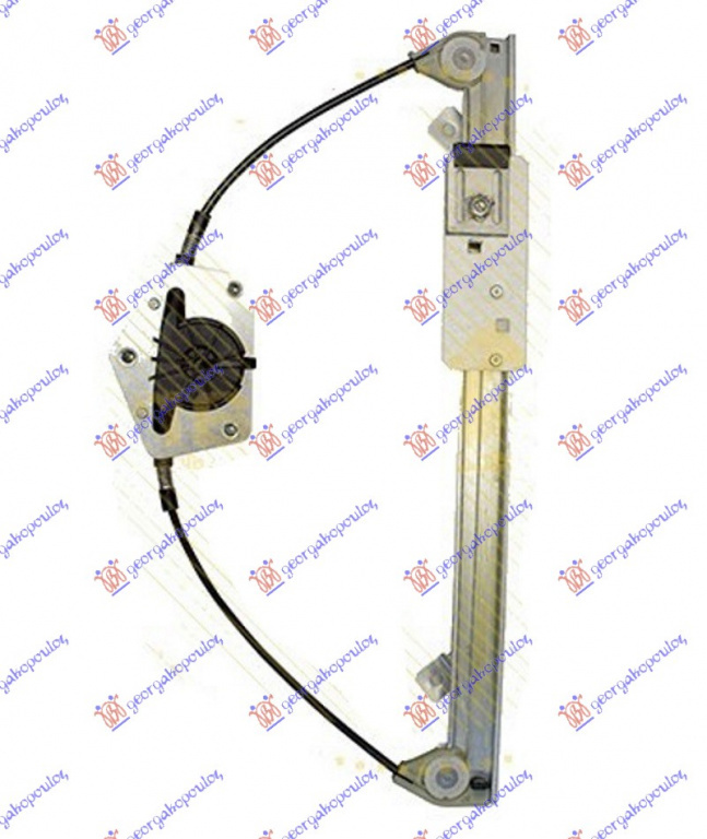 Macara Geam Spate Electrica - Skoda Fabia 2007 , 5j4839462