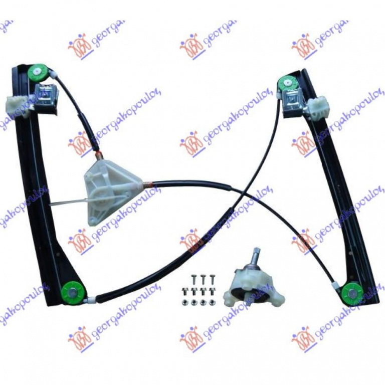 Macara Geam Spate Electrica - Vw Cross Polo 2005 , 6q4839461