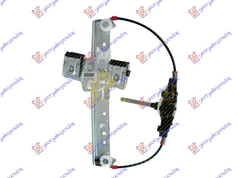 Macara Geam Spate Mecanica - Ford Fiesta 2008 , 8a61a27001al