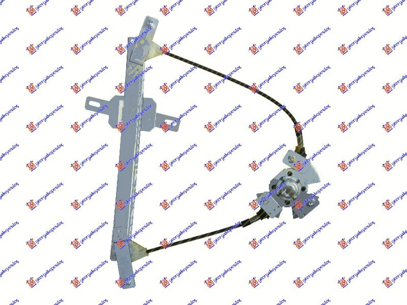 Macara Geam Spate Mecanica - Peugeot 208 2012 , 9673153880