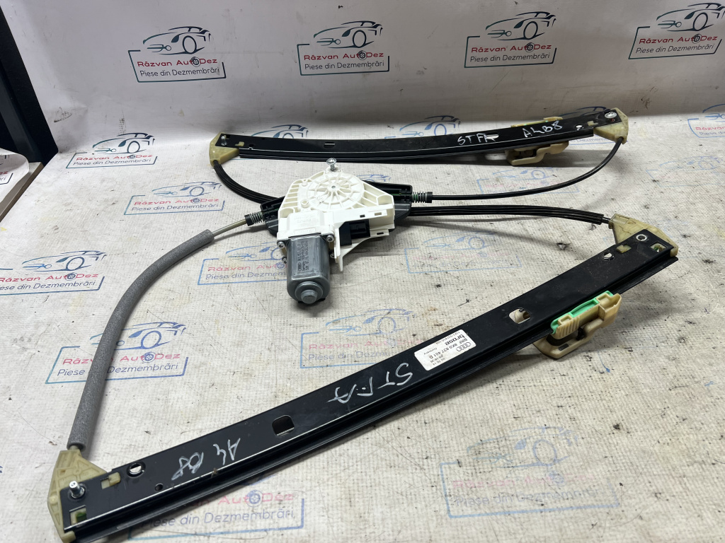 Macara geam stânga fata Audi A4 B8 2012, 8K0837461D