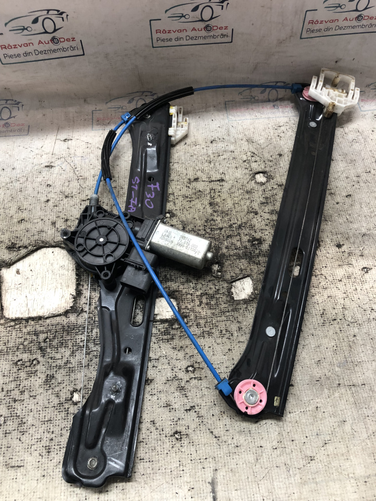 Macara geam stânga fata BMW 320 F30 2013, 725982310