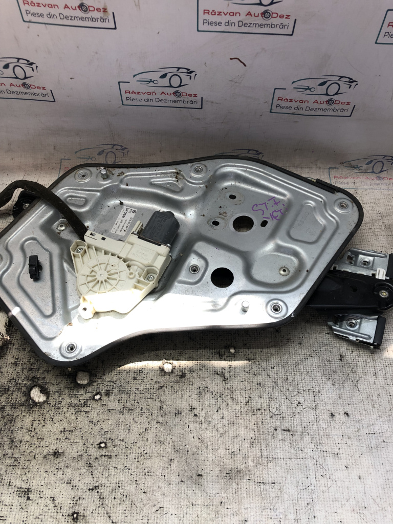 Macara geam stânga fata Skoda Yeti 2012, 5L0837401A