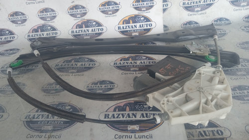 Macara geam stânga fata Volkswagen Golf 5 Plus 2008, 5M2837401L