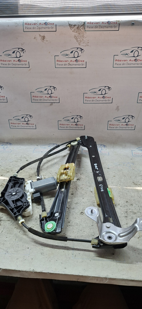 Macara geam stânga fata Volkswagen Golf 7 1.4 Benzina 2014, 5G4837461H