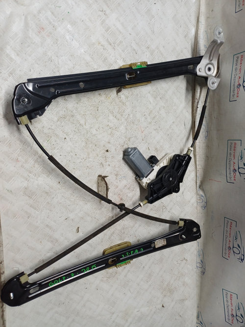 Macara geam stânga fata Volkswagen Golf 7 - Motorina 2015, 5Q4837461H / 5Q4959801B