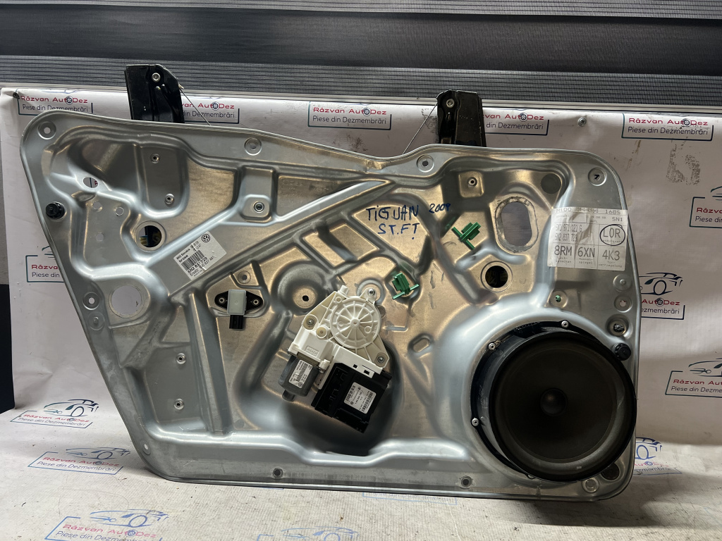 Macara geam stânga fata Volkswagen Tiguan 2008, 5N2837729
