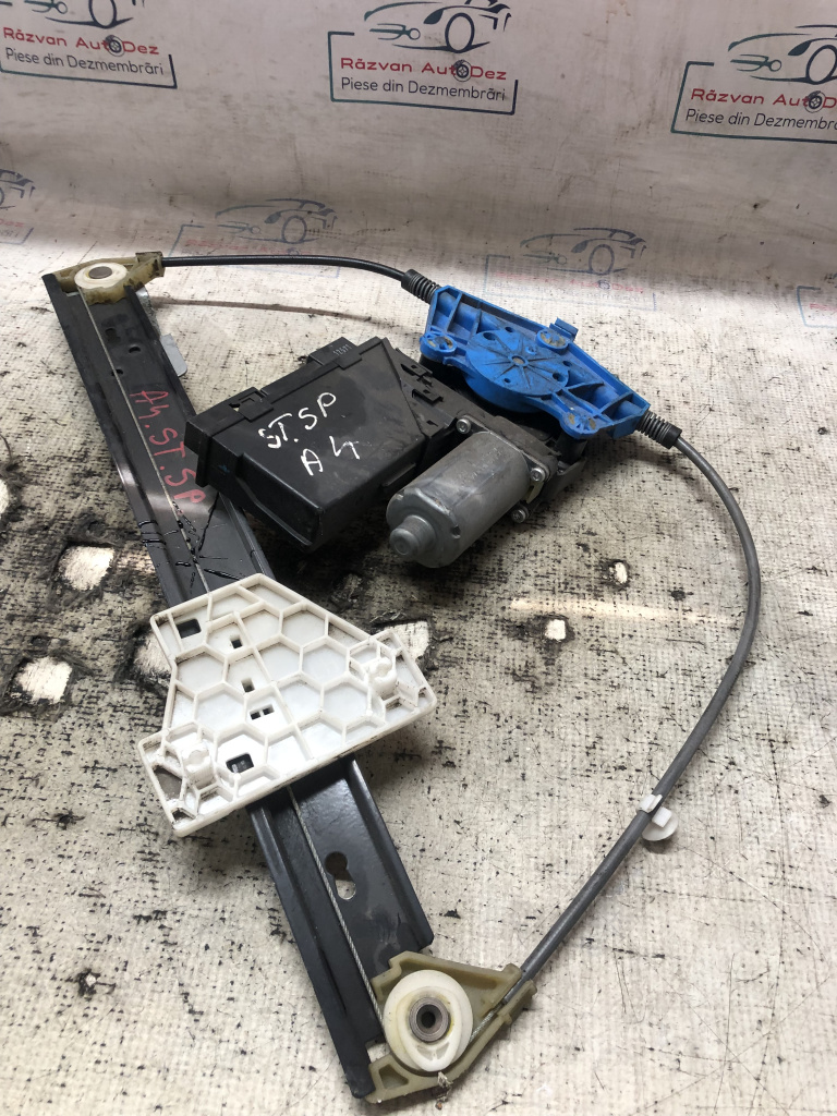Macara geam stânga spate Audi A4 2006, 8E0839461P