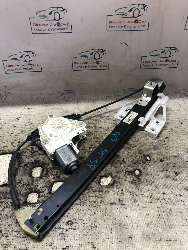 Macara geam stânga spate Audi Q3 2014, 8U0839461