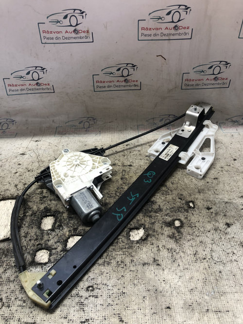 Macara geam stânga spate Audi Q3 2014, 8U0839461