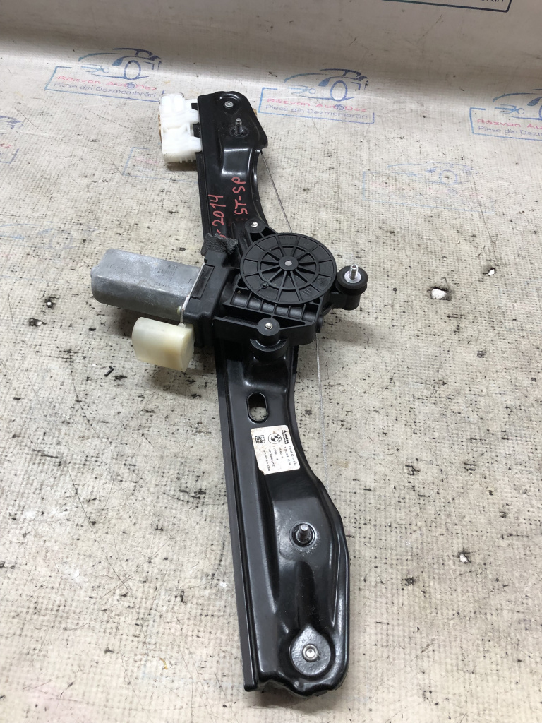 Macara geam stânga spate BMW 320 F30 2014, 735104906