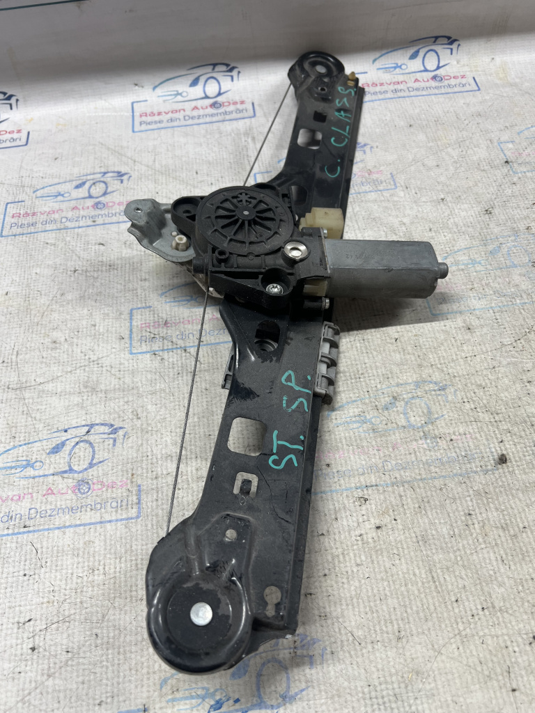 Macara geam stânga spate Mercedes C-Class W203 2004, A2038202942