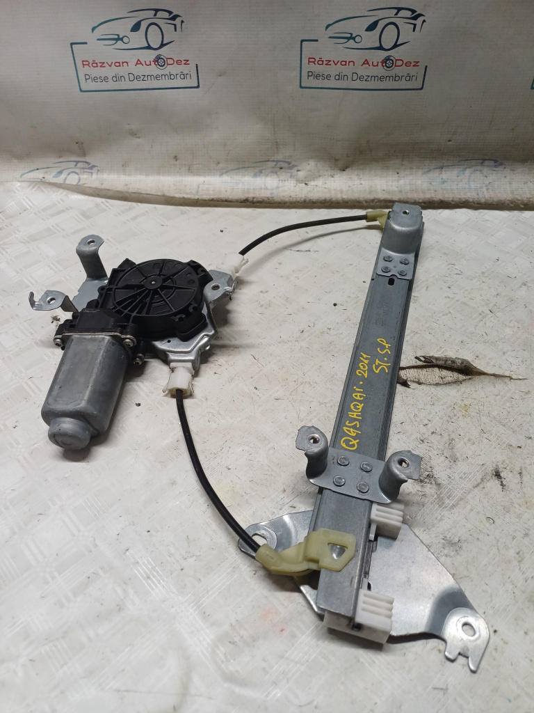 Macara geam stânga spate Nissan Qashqai - Motorina 2011, -