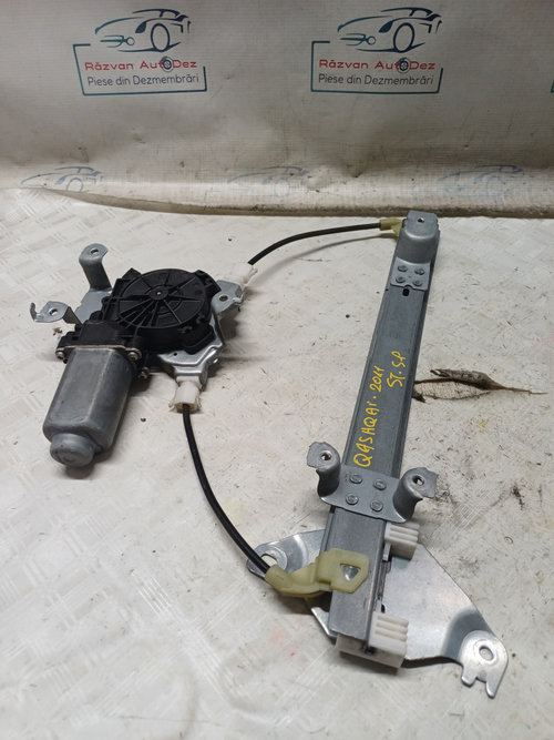 Macara geam stânga spate Nissan Qashqai - Motorina 2011, -