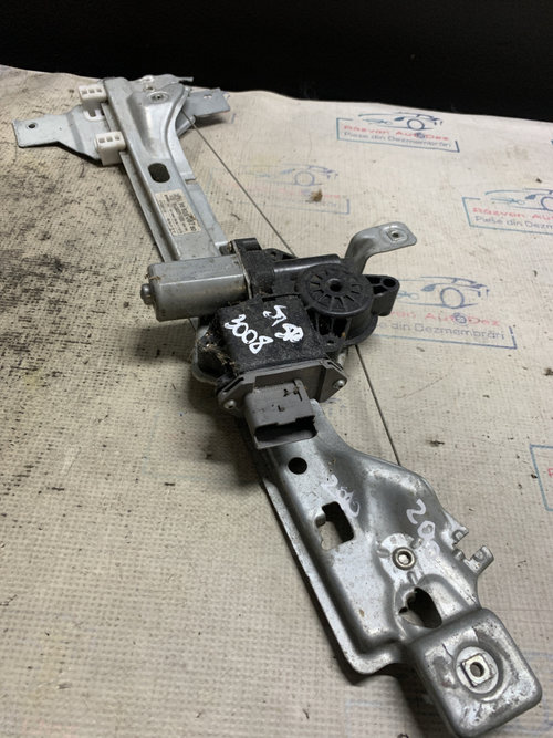 Macara geam stânga spate Peugeot 3008 - Motorina 2010, 9682808780